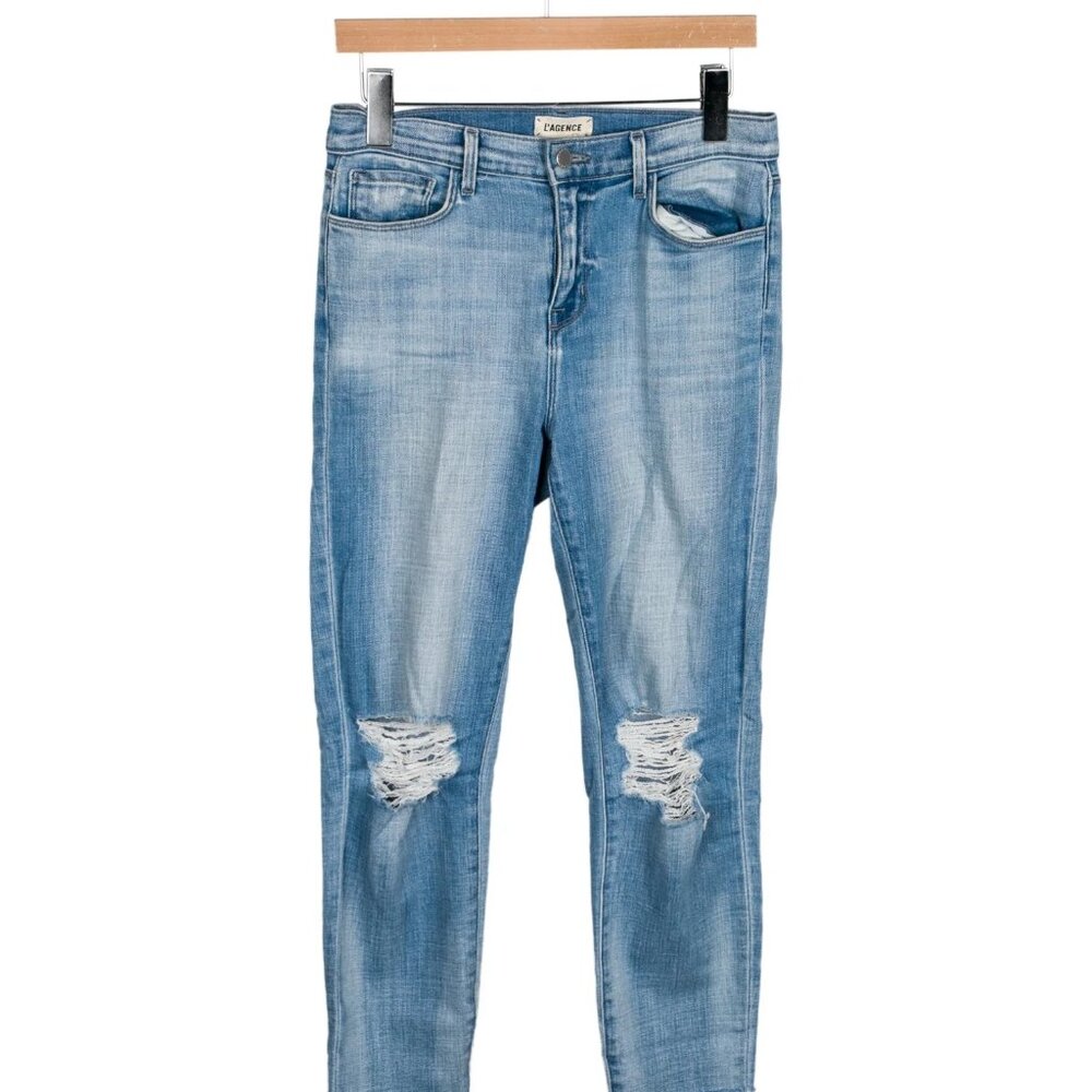 L'Agence High-Rise Skinny Jeans Blue Size S | 26